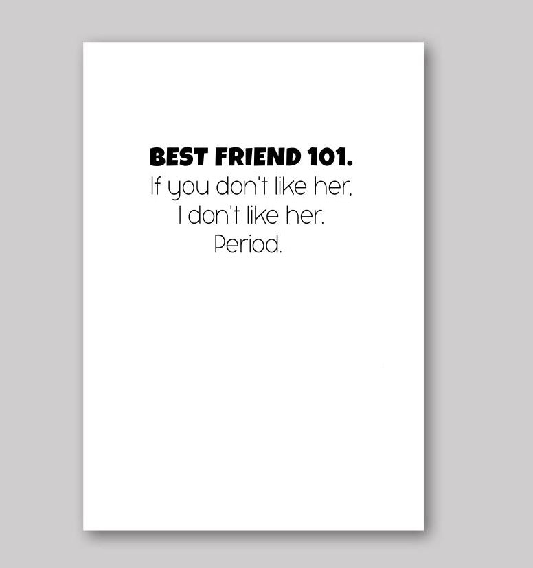 Best Friends 101 - What She Said Creatives