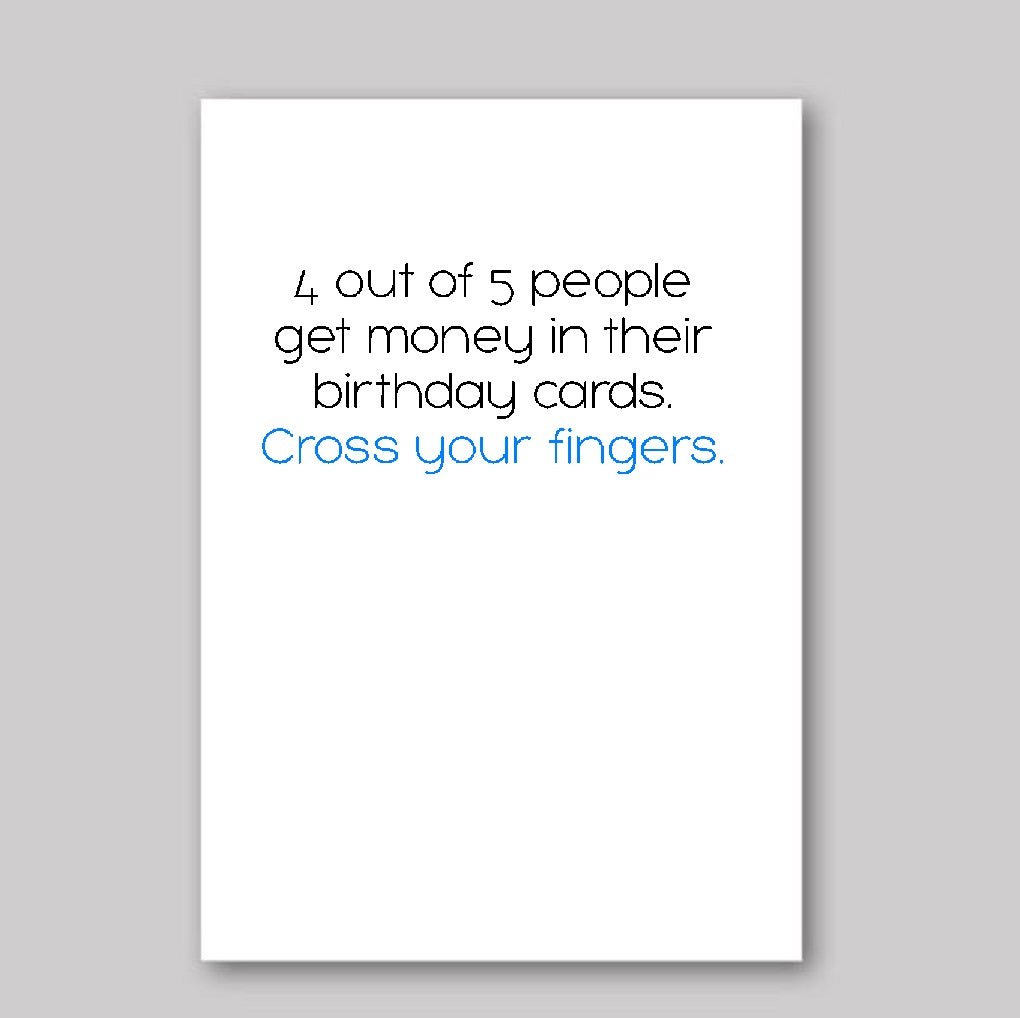 Birthday Money - What She Said Creatives
