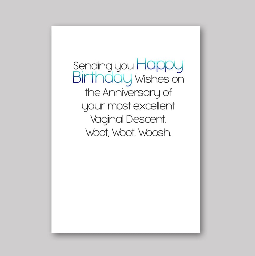 Birthday Woosh - What She Said Creatives