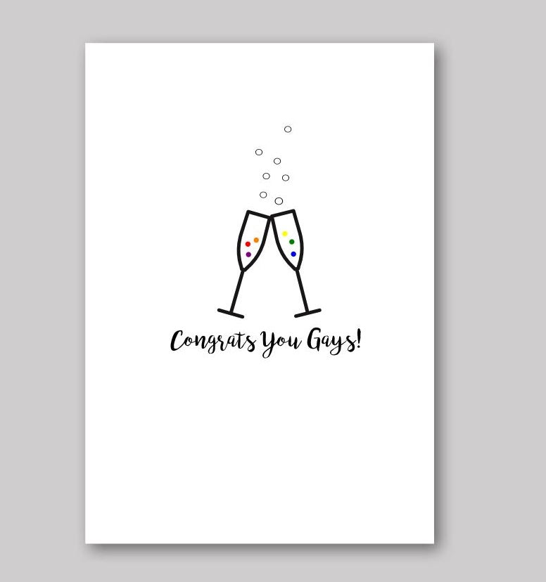 Congrats Gays - What She Said Creatives