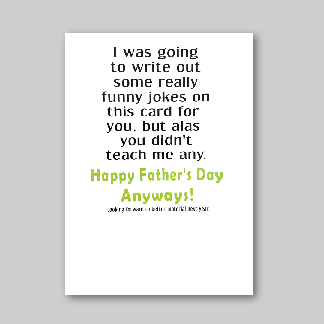 Dad Jokes - What She Said Creatives