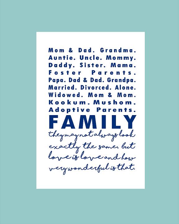 Families Don't All Look the Same - What She Said Creatives