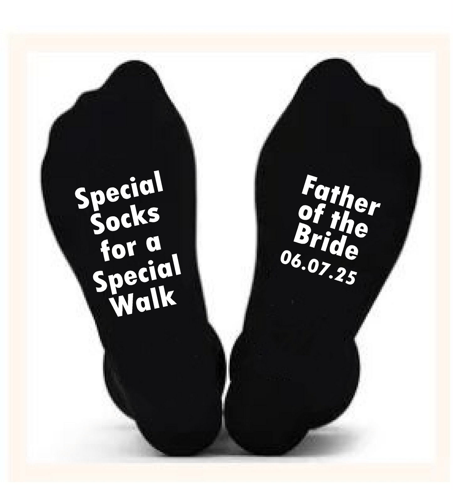 Father of the Bride Socks - What She Said Creatives