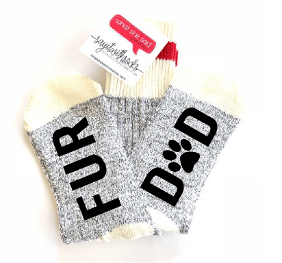 Fur Dad Socks - What She Said Creatives