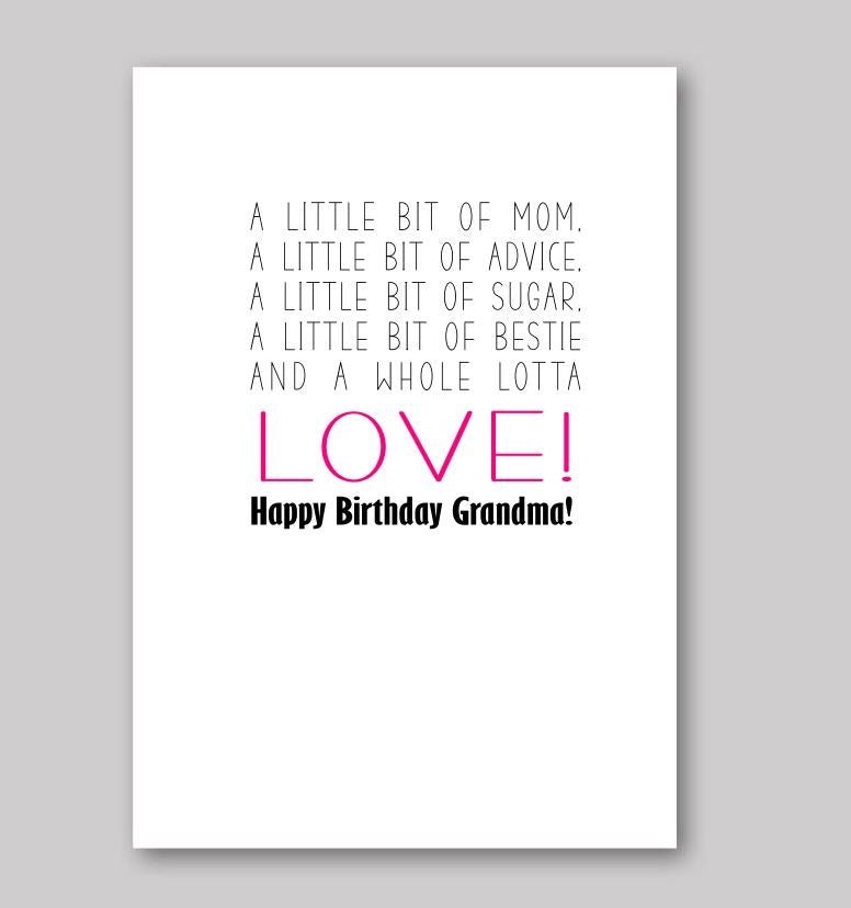 Grandma Love - What She Said Creatives