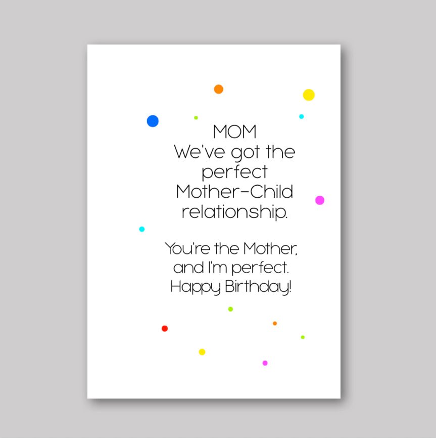 Happy Birthday Mom - What She Said Creatives