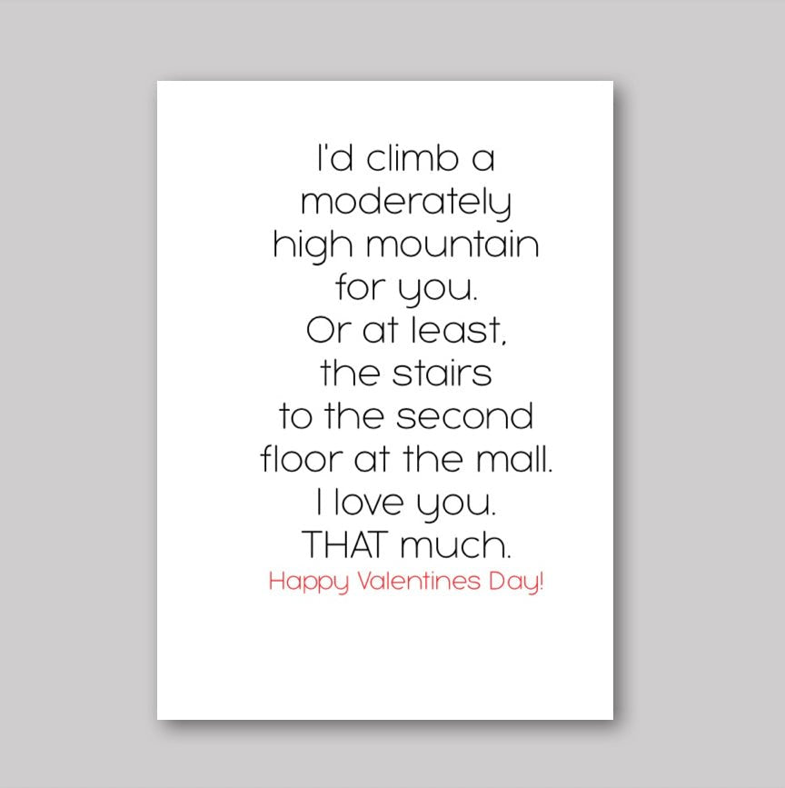 I'd Climb a Mountain - What She Said Creatives