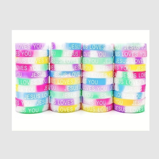 Colourful Christian Wristbands
