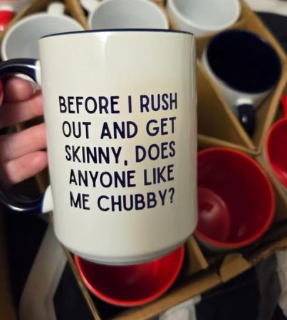 Like Me Chubby Coffee Mug - What She Said Creatives