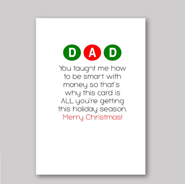 Merry Christmas Dad - What She Said Creatives