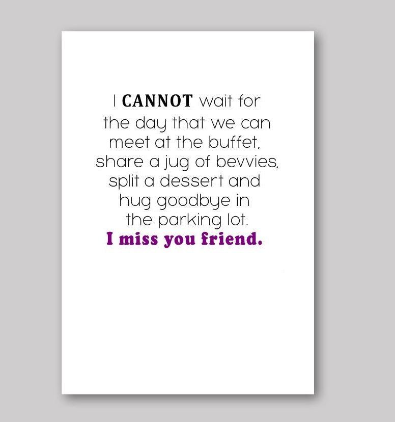 Miss You Friend - What She Said Creatives