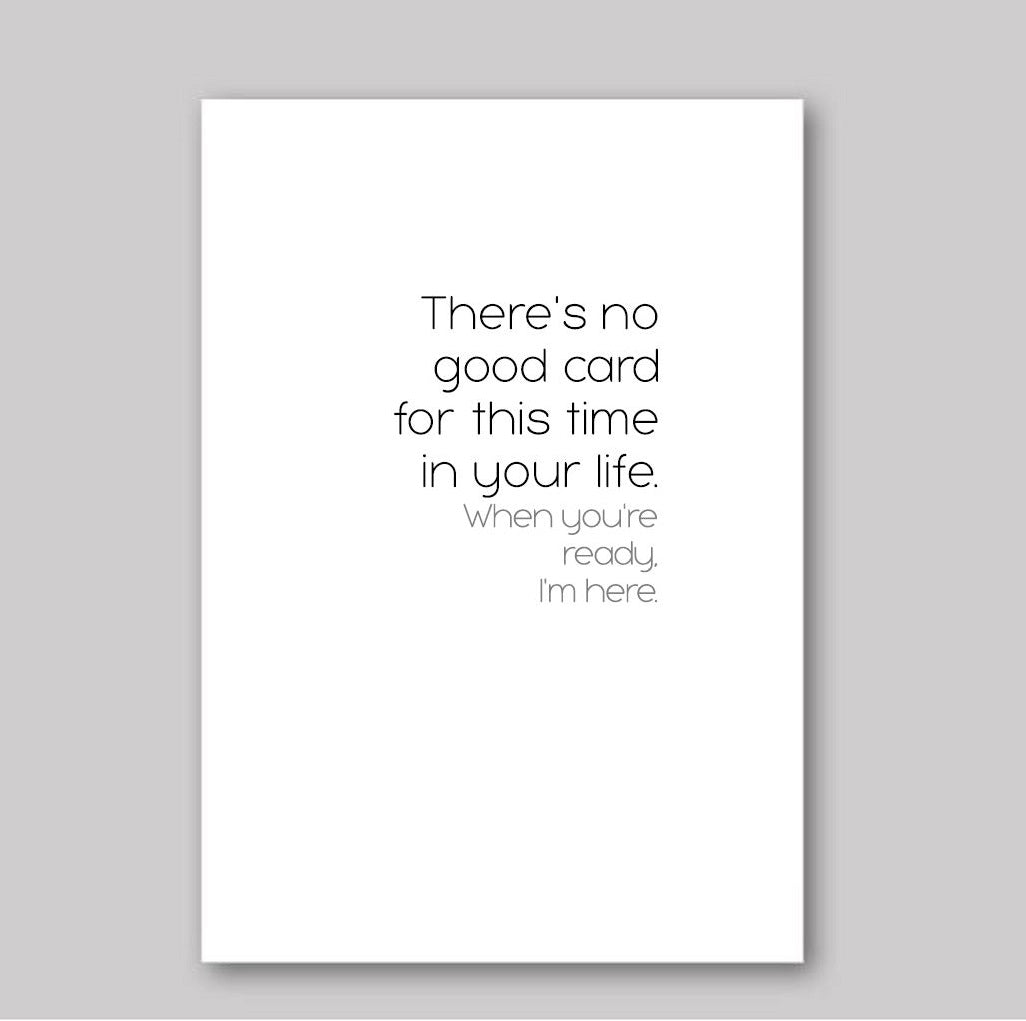 No Good Card - What She Said Creatives