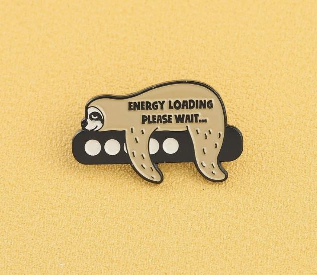 Sloth Energy Pin - What She Said Creatives