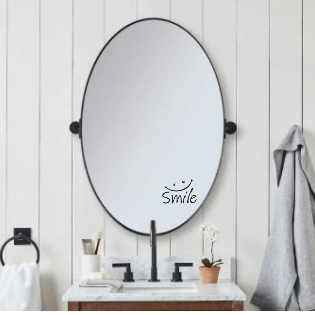 Smile Mirror Decal - What She Said Creatives