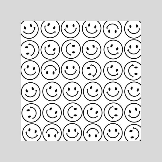 smiley faces gas tank door car decal vinyl fuel door decal happy face pattern