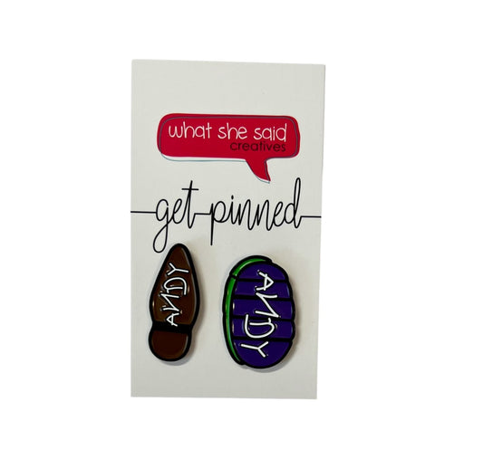 Toy Story Andy Pins - What She Said Creatives