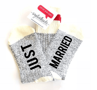 Weddings - Themed Socks and Greeting Cards - What She Said Creatives