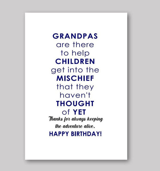 Adventure Grandpa - What She Said Creatives