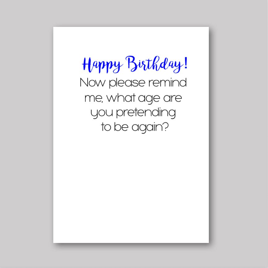 Birthday Pretending - What She Said Creatives