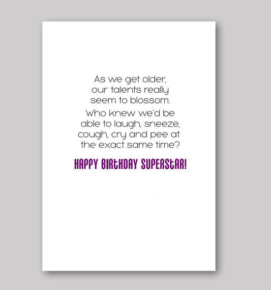 Birthday Superstar - What She Said Creatives