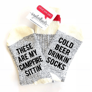 Campfire Sittin' Socks - What She Said Creatives