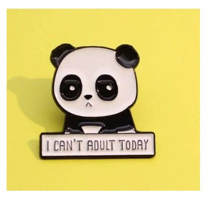 Cant Adult Panda Pin - What She Said Creatives