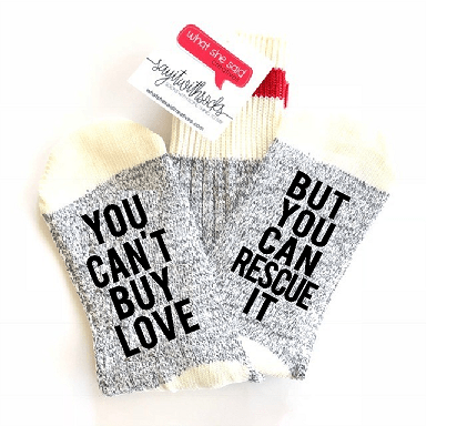 Can't Buy Love - Rescue It Socks - What She Said Creatives
