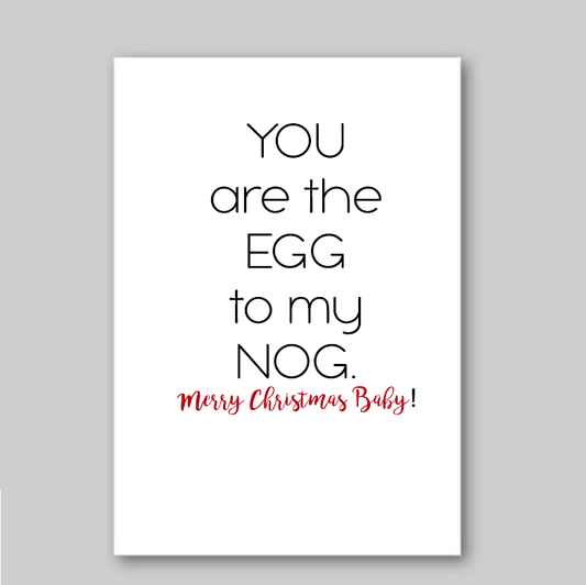Christmas Egg to my Nog - What She Said Creatives