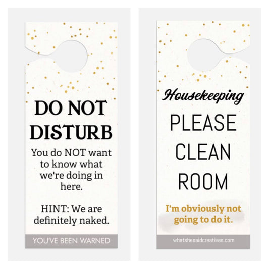 Definitely Naked Hanger - What She Said Creatives
