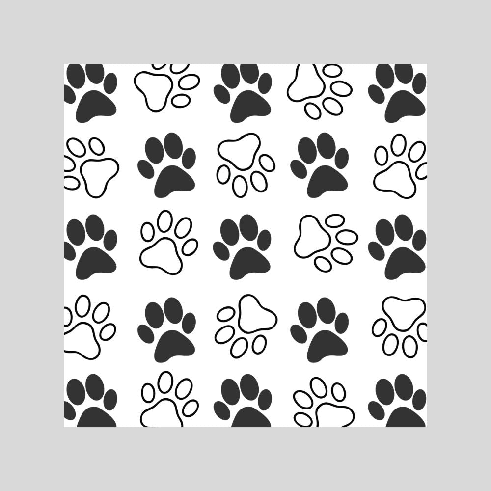 dog prints gas tank door car decal vinyl fuel door decal paw print pattern