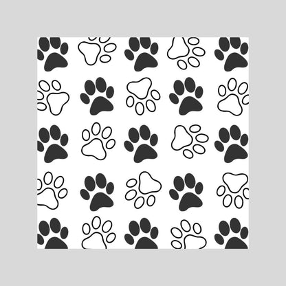 dog prints gas tank door car decal vinyl fuel door decal paw print pattern