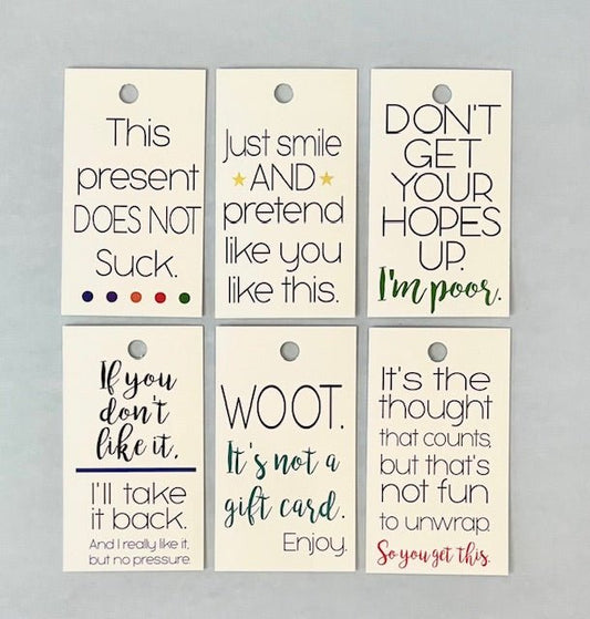 Everyday Gift Tags - What She Said Creatives