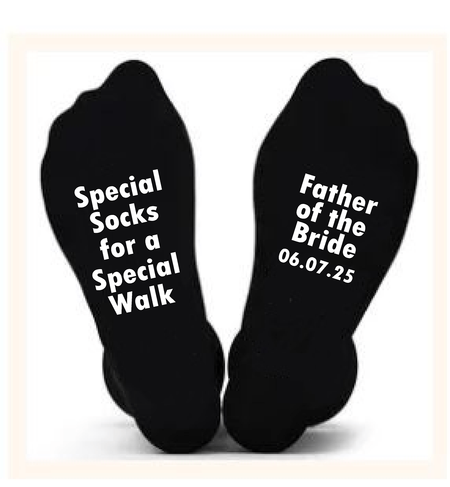 Father of the Bride Socks - What She Said Creatives