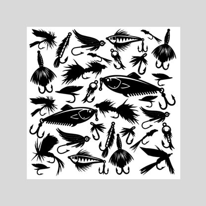fishing life gas tank door car decal vinyl fuel door decal fishing design