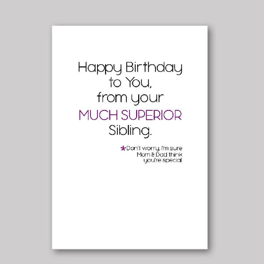 From Your Superior Sibling - What She Said Creatives