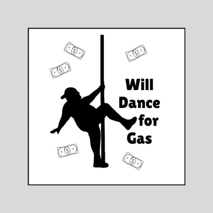 gas dancer gas tank door car decal vinyl fuel door decal funny inflatable dancer design