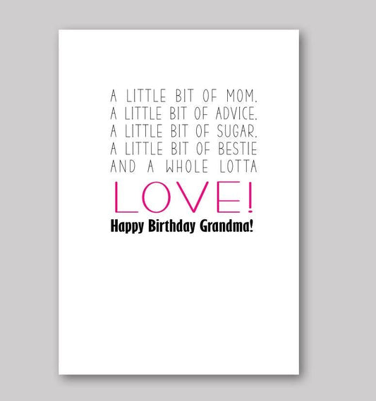 Grandma Love - What She Said Creatives