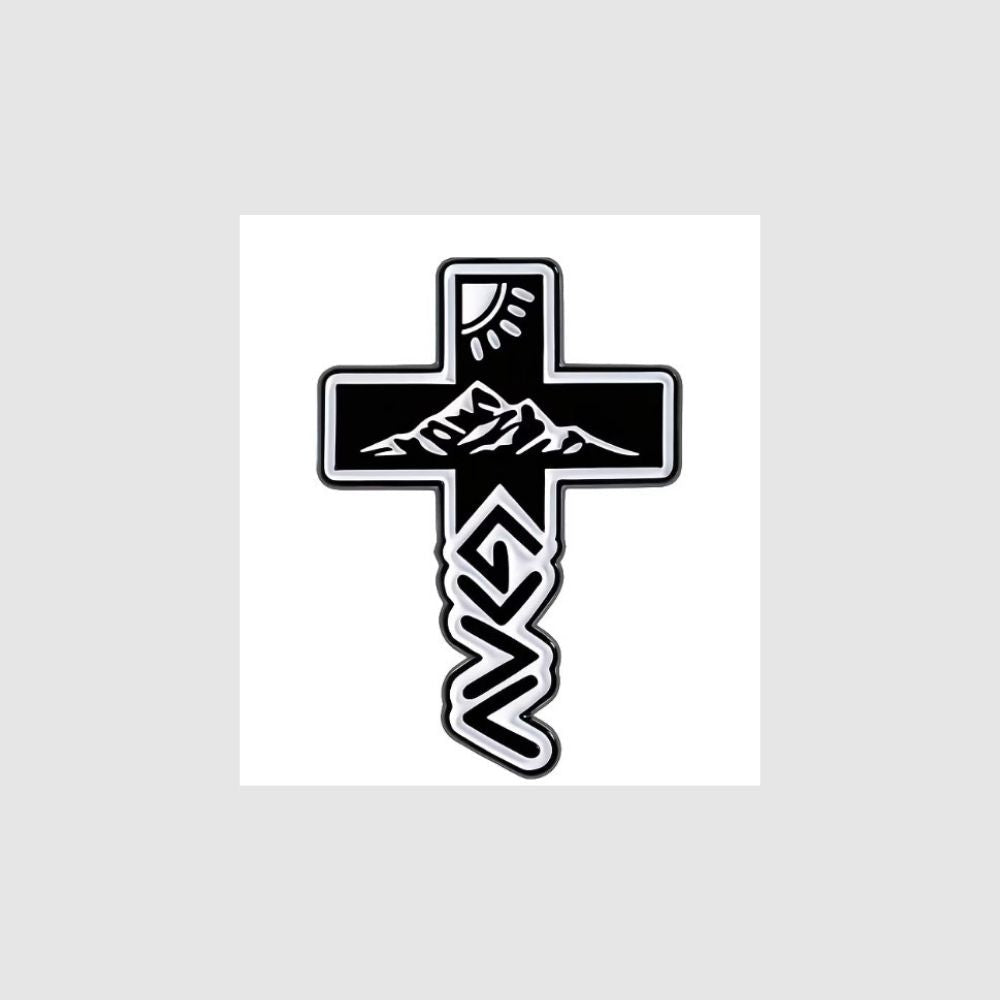 Greater Is He Christian - 1 John 4:4 Enamel Pin - What She Said Creatives