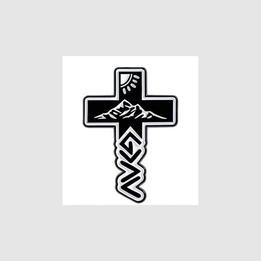 Greater Is He Christian - 1 John 4:4 Enamel Pin - What She Said Creatives
