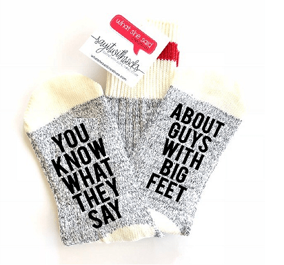 Guys With Big Feet - What She Said Creatives