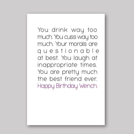 Happy Birthday Wench - What She Said Creatives