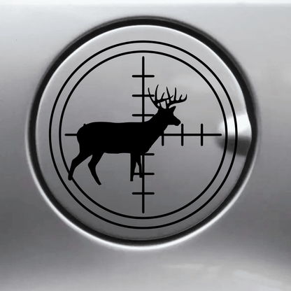 hunting gas tank door car decal vinyl fuel door decal outdoor themed design applied to vehicle exterior