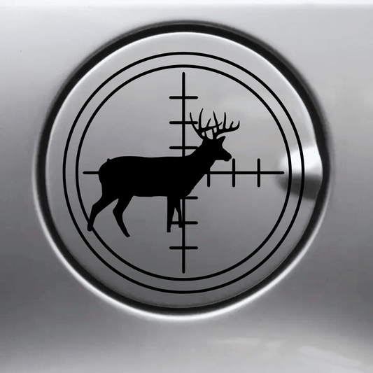 hunting gas tank door car decal vinyl fuel door decal outdoor themed design applied to vehicle exterior