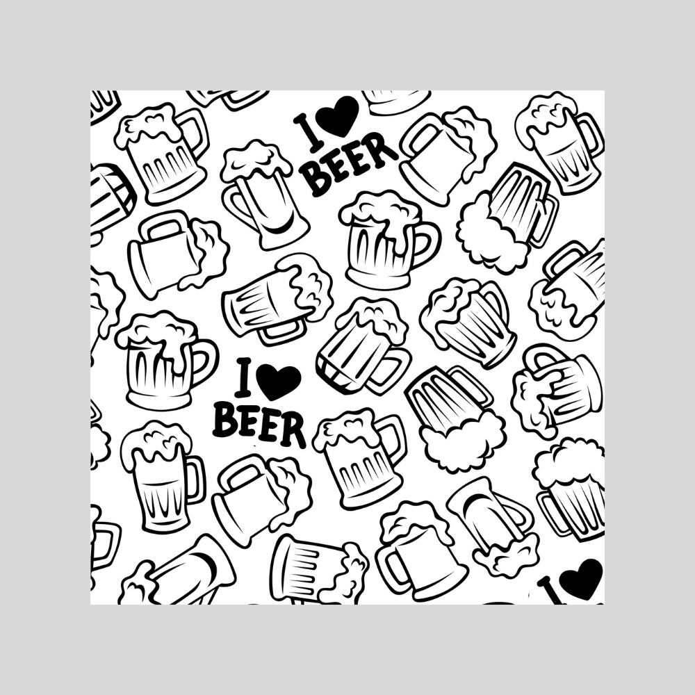 I love beer gas tank door car decal vinyl fuel door decal humorous beer design
