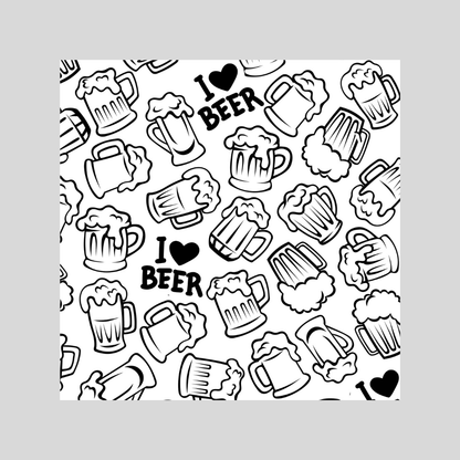 I love beer gas tank door car decal vinyl fuel door decal humorous beer design