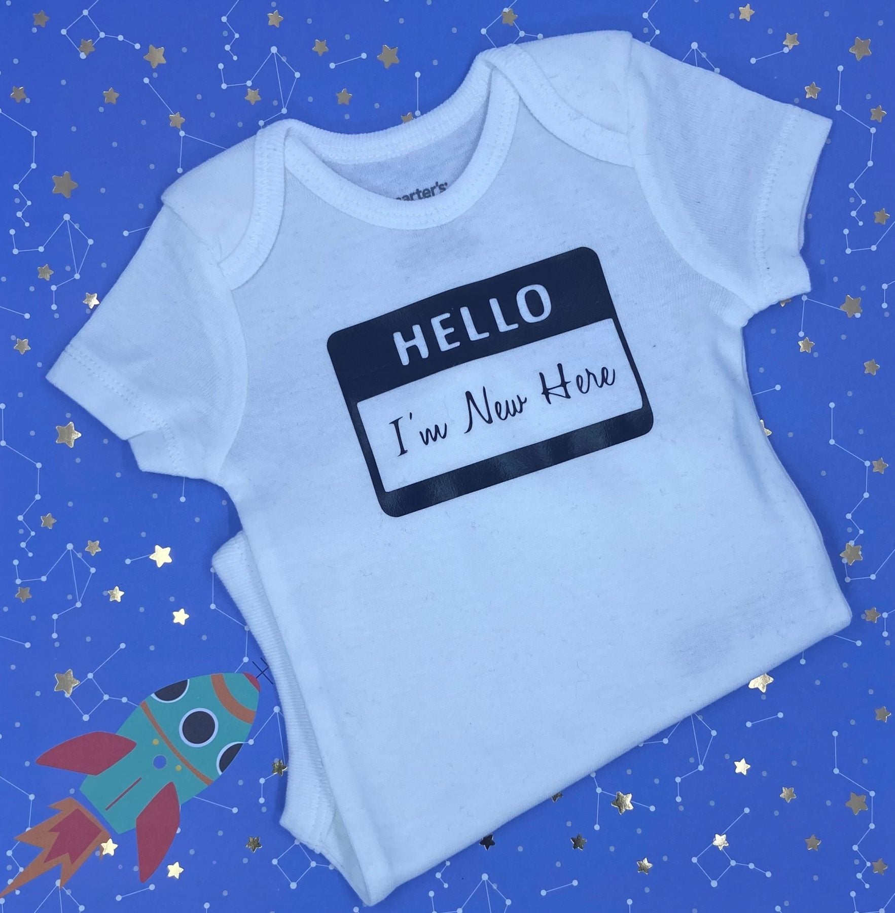 I'm New Here Onesie - What She Said Creatives