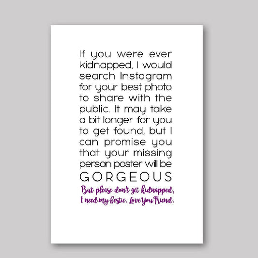 Kidnapped - What She Said Creatives