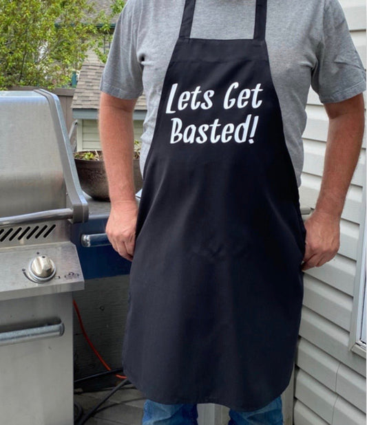 Let's Get Basted Apron - What She Said Creatives