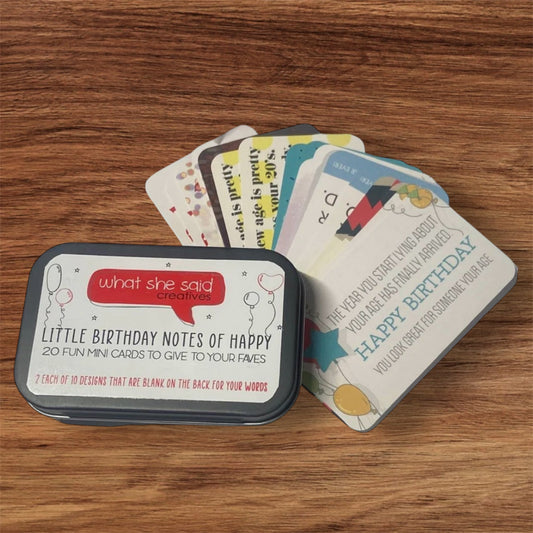 Little Birthday Notes of Happy - What She Said Creatives