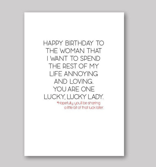 Lucky Lady - What She Said Creatives